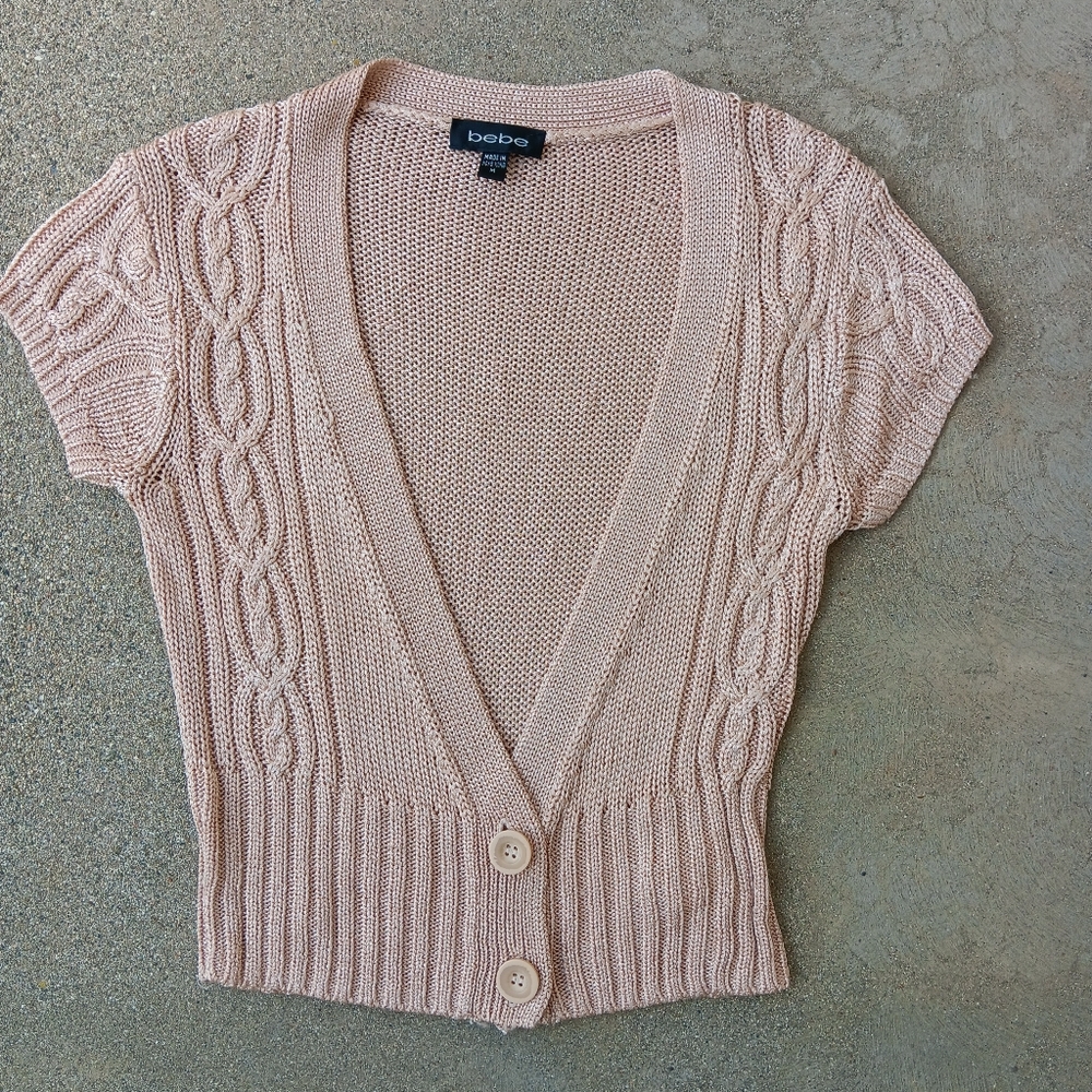 Bebe Knitted shortsleve Cardigan